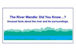 The River Wandle: Did You Know…? Unusual Facts About the River and Its Surroundings