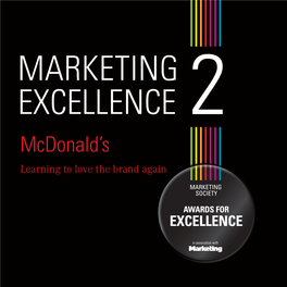 Marketing Excellence 2 Mcdonalds (Brand Revitalisation) Case Study.Pdf