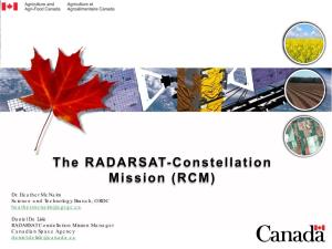 The RADARSAT-Constellation Mission (RCM)