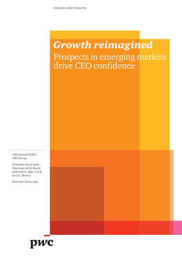 Prospects in Emerging Markets Drive CEO Confidence