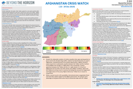 Afghanistan Crisis Watch