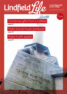 Christmas Gifts from Lindfield Meet a Local Music Producer Make It With