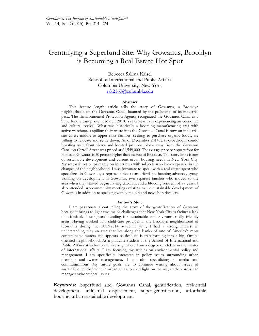 Gentrifying a Superfund Site: Why Gowanus, Brooklyn Is Becoming a Real Estate Hot Spot