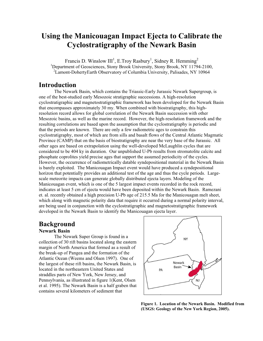 Using the Manicouagan Impact Crater to Calibrate the Cyclostratigraphy Of