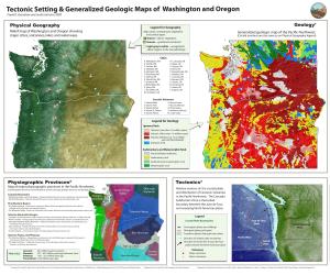 Tectonic Setting & Generalized Geologic Maps of Washington And