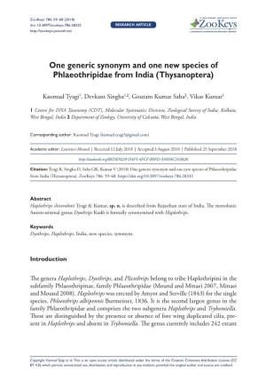 Thysanoptera)