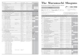 The Muromachi Shoguns