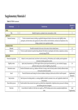 Supplementary Materials I