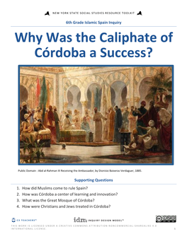 Why Was the Caliphate of Córdoba a Success?