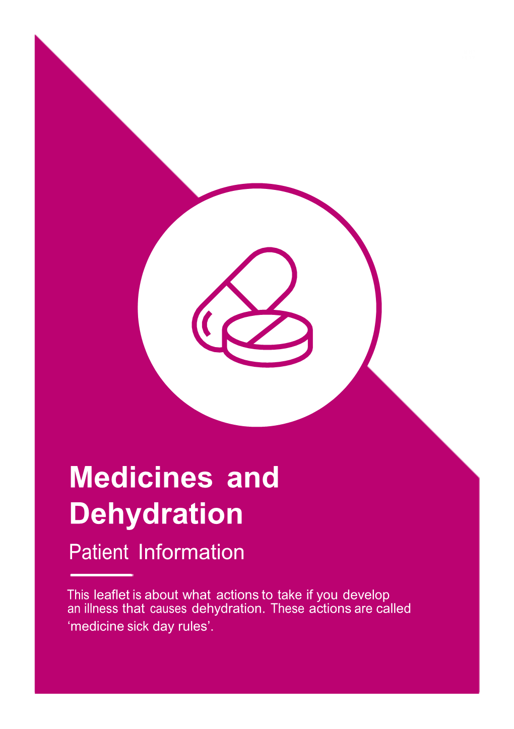 Medicines and Dehydration