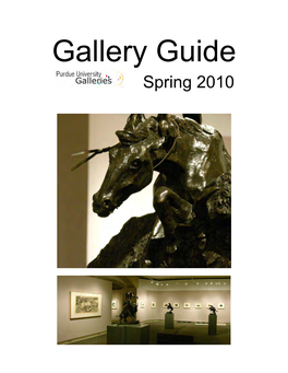 Download the Gallery Guide for the Spring 2010 Exhibit