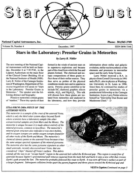 Stars in the Laboratory: Presolar Grains in Meteorites