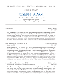 Joseph Adam St