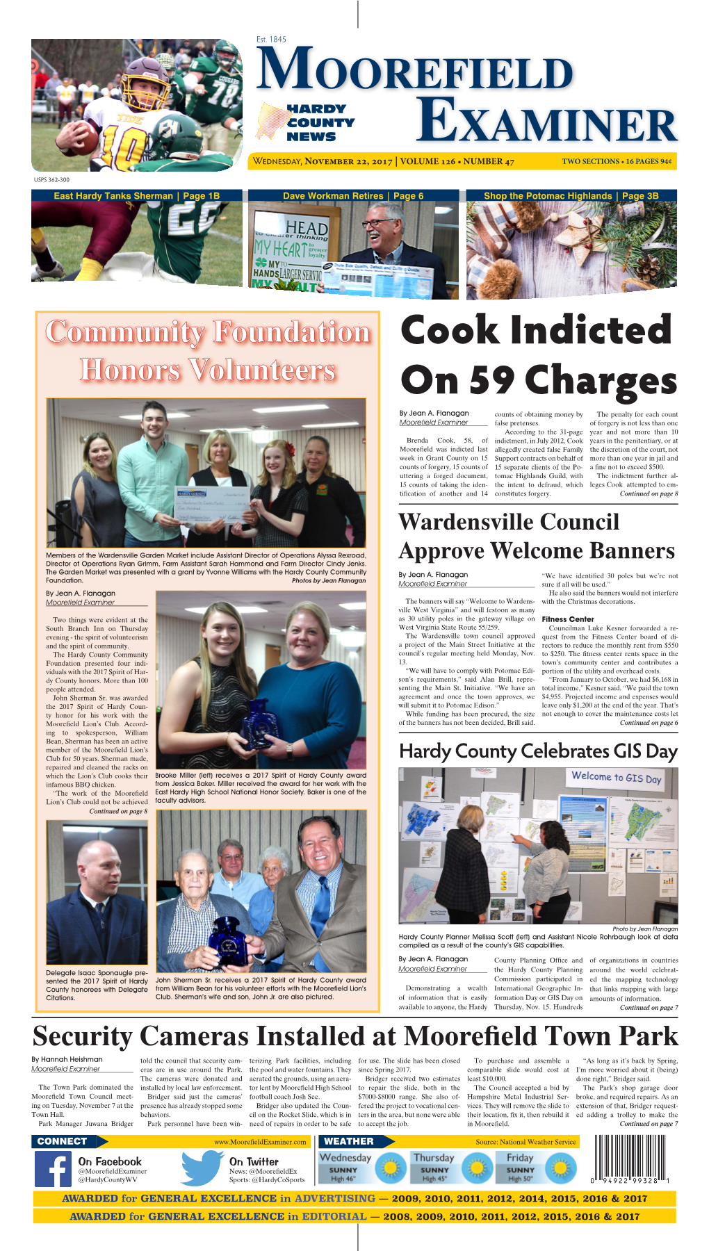 Cook Indicted on 59 Charges by Jean A