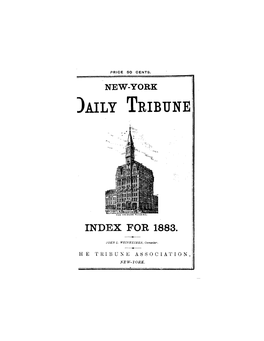 New-York Daily Tribune Index for 1883