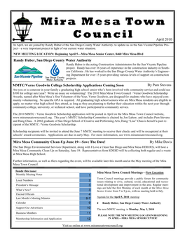 April 2010 Newsletter