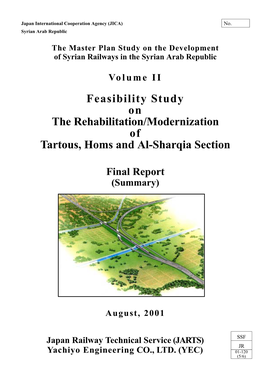 Feasibility Study on the Rehabilitation/Modernization of Tartous, Homs and Al-Sharqia Section