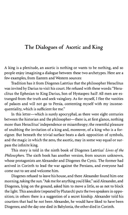 The Dialogues of Ascetic and King