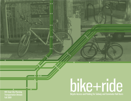 Bicycle Access and Parking for Subway & Commuter Rail Users (Full)