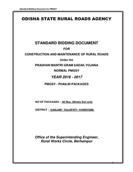 Odisha State Rural Roads Agency