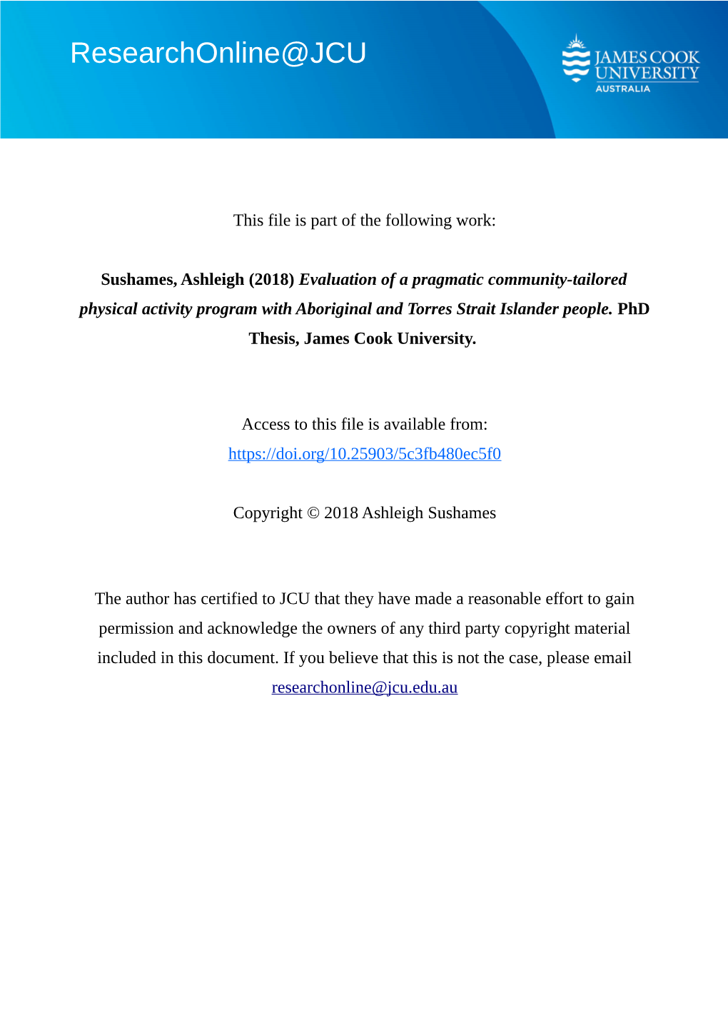 Evaluation of a Pragmatic Community-Tailored Physical Activity Program with Aboriginal and Torres Strait Islander People