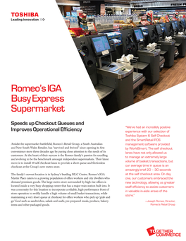 Romeo's IGA Busy Express Supermarket