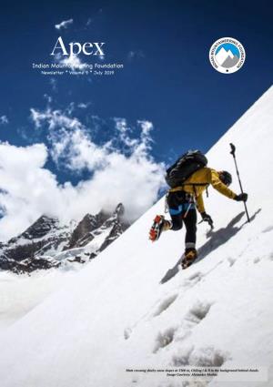 Indian Mountaineering Foundation Newsletter * Volume 9 * July 2019