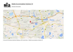 Mobile Accommodation Solutions CC