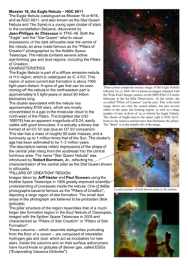 Messier 16, the Eagle Nebula