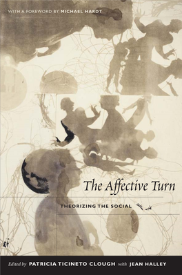 The Affective Turn: Theorizing the Social