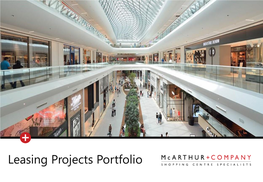 Leasing Projects Portfolio Leased Projects