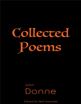 Collected Poems of John Donne