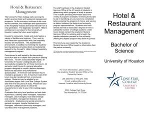 Hotel & Restaurant Management