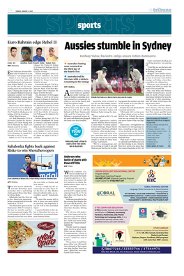Aussies Stumble in Sydney Kuldeep Yadav, Ravindra Jadeja Ensure India’S Dominance