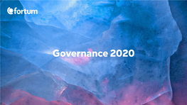 Fortum Corporate Governance Statement 2020