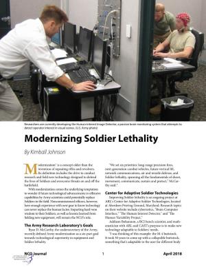 Modernizing Soldier Lethality by Kimball Johnson