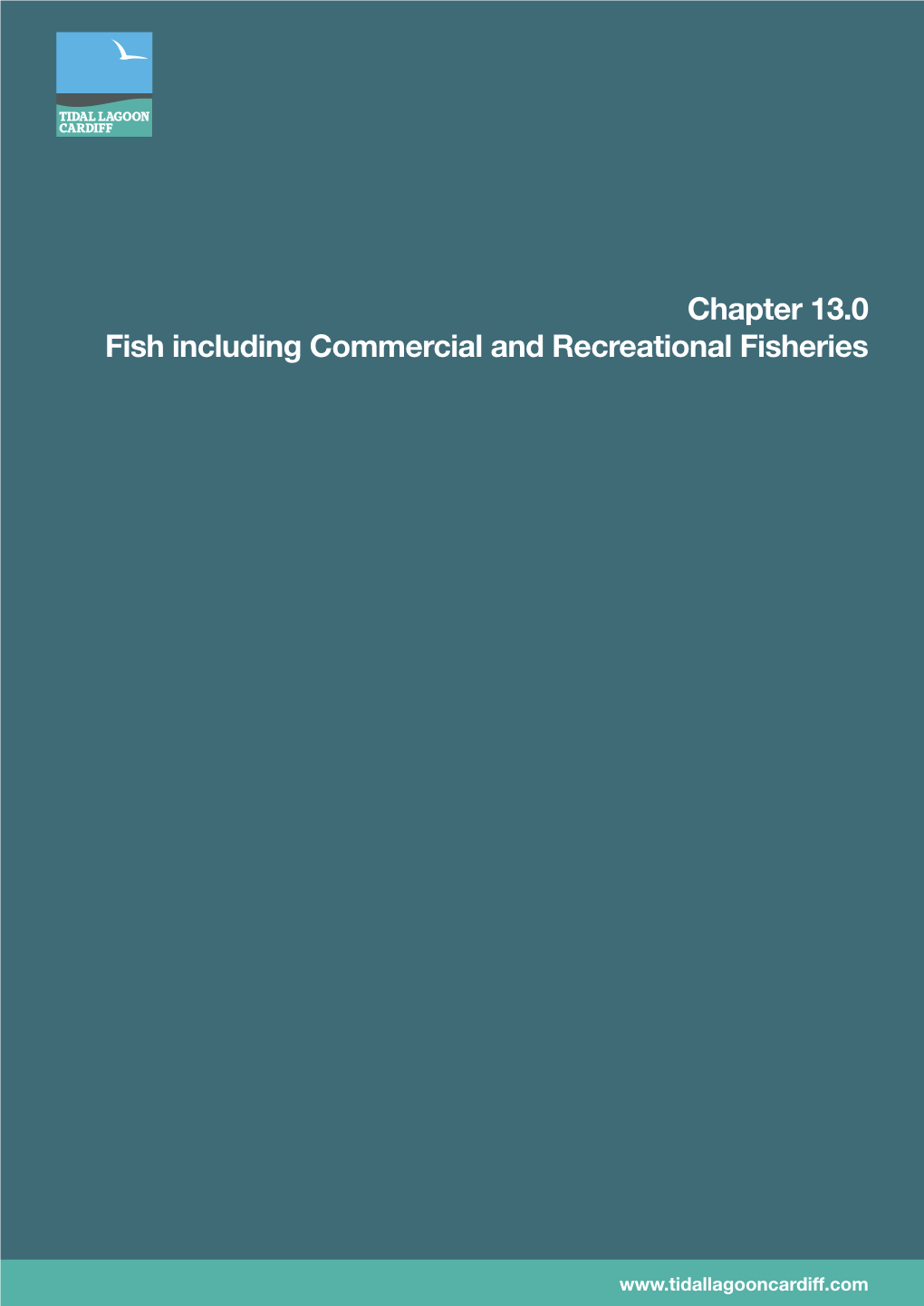 Chapter 13.0 Fish Including Commercial and Recreational Fisheries