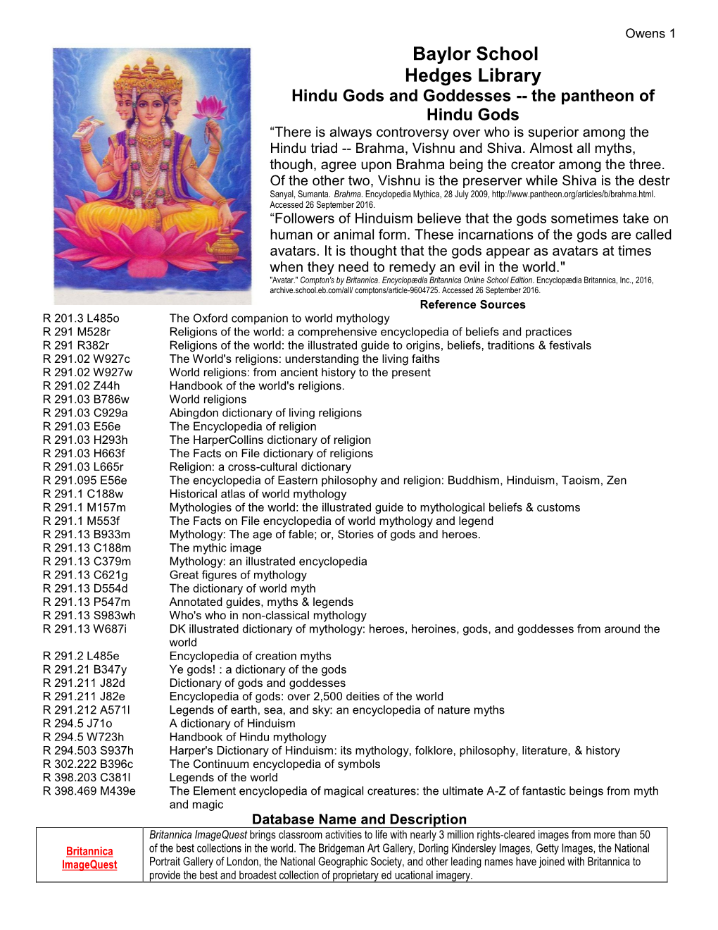 Hindu Gods and Goddesses -- the Pantheon of Hindu Gods “There Is Always ...