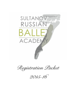 Registration Packet 2015-16
