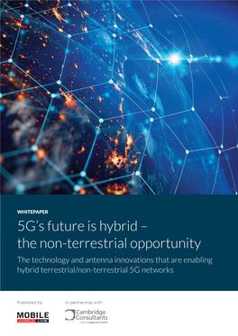 5G's Future Is Hybrid – the Non-Terrestrial Opportunity