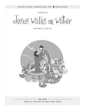 Jesus Walks on Water MATTHEW 14:25–34
