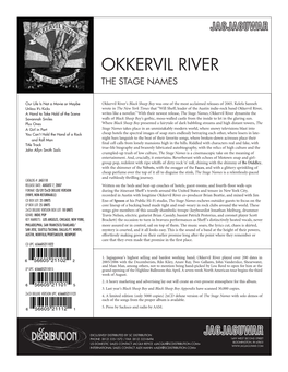 Okkervil River the Stage Names