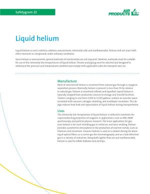 Liquid Helium