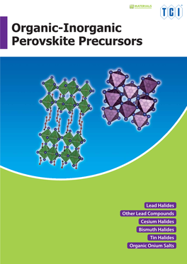 Organic-Inorganic Perovskite Precursors