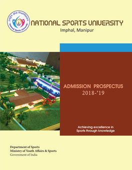 National Sports University Society Prospectus 2018-19