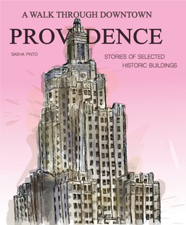 A Walk Through Downtown Providence Stories of Selected Historic Buildings