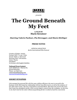 The Ground Beneath My Feet