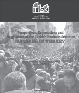 Perspectives, Expectations and Suggestions of the Turkish Business Sector on Syrians in Turkey