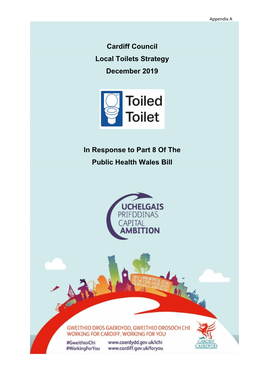 Cardiff Council Local Toilets Strategy December 2019 in Response To