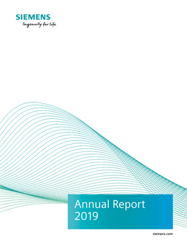 Siemens Annual Report 2019
